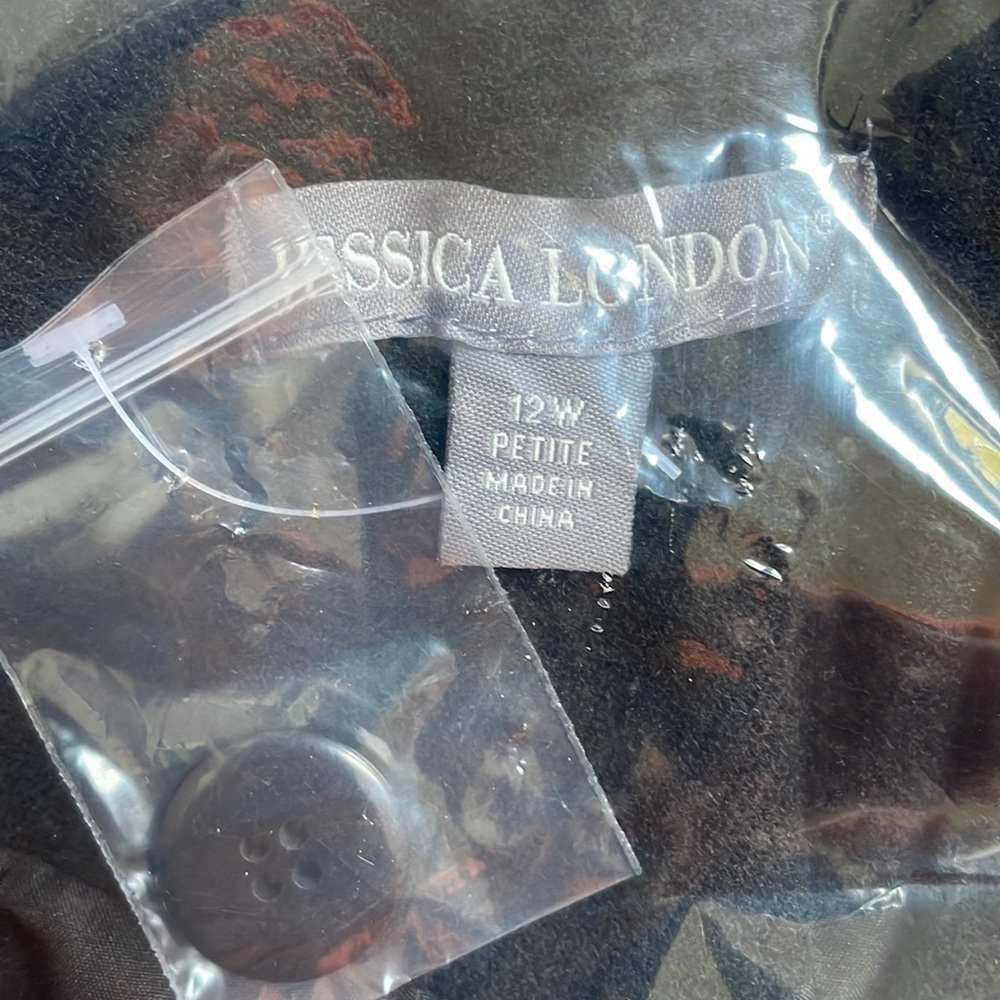 NWT Jessica London Women’s Wool Blend Blazer - Picture 7 of 7